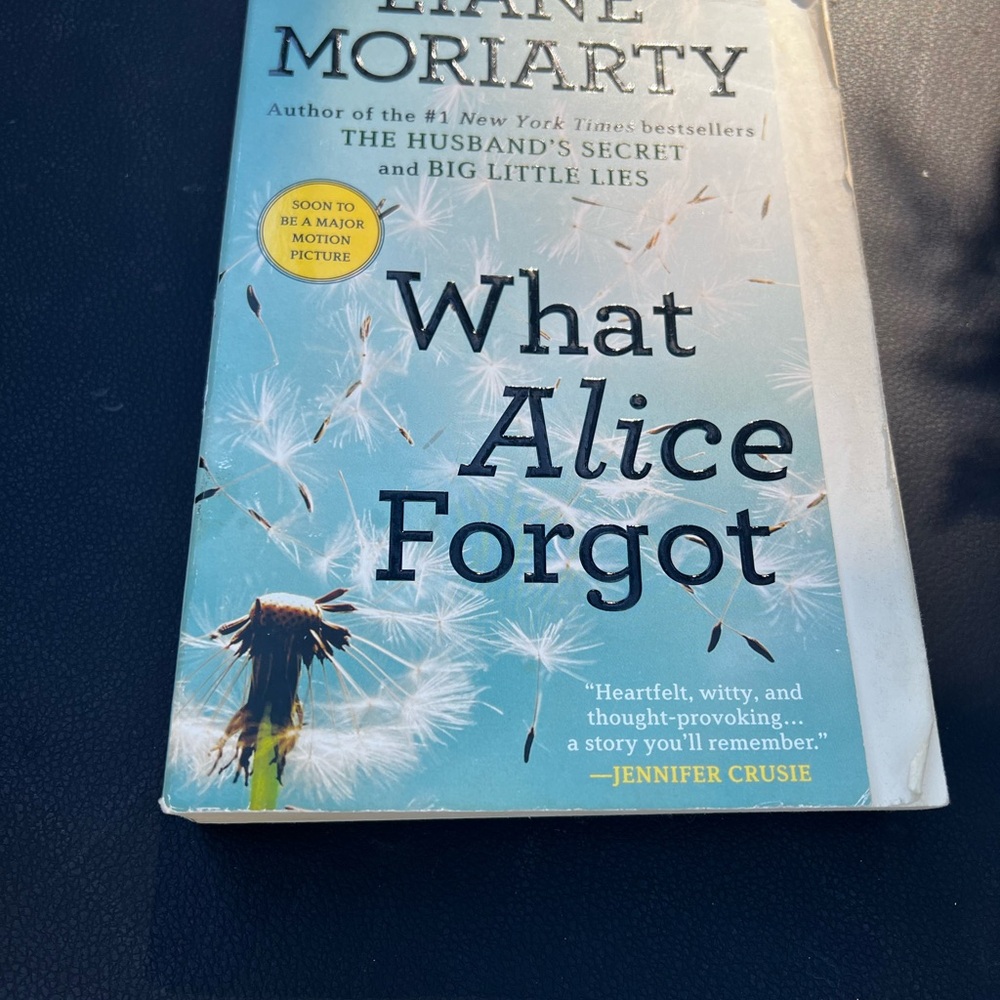 What Alice Forgot by Liane Moriarty - Light Blue Paperback